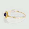 Amethyst Gemstone Gold Plated Sterling Silver Jewelry